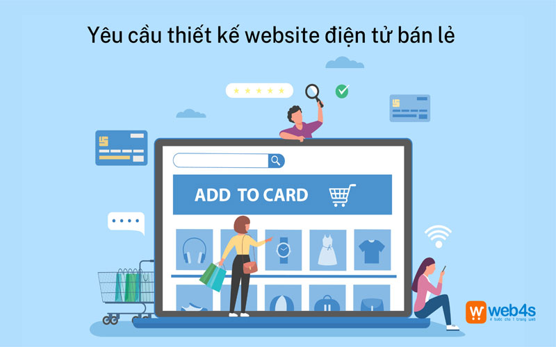 Yêu cầu thiết kế website điện tử bán lẻ
